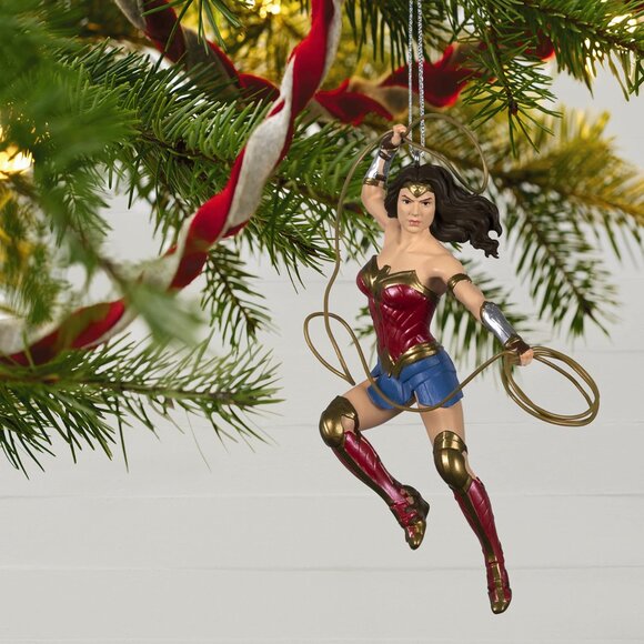 New! Wonder Woman Lasso of Truth Hallmark Keepsake Ornament 2022 DC Comics Hero - Picture 5 of 5